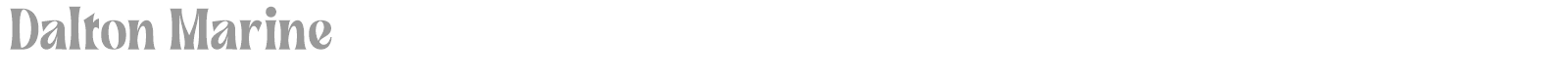 Dalton Marine font preview